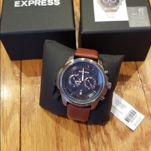 Express Genuine Leather watch